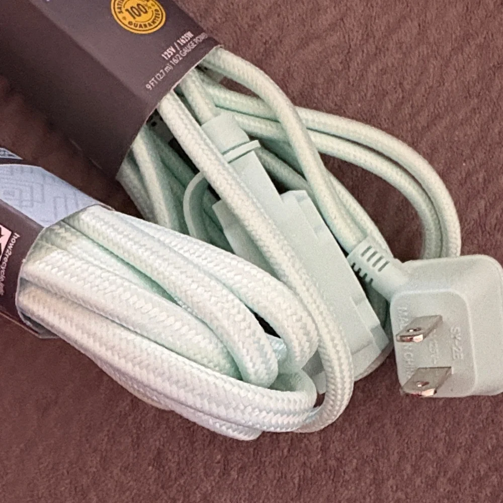Complete Home Mint Green Extension Cord 2 pack!
